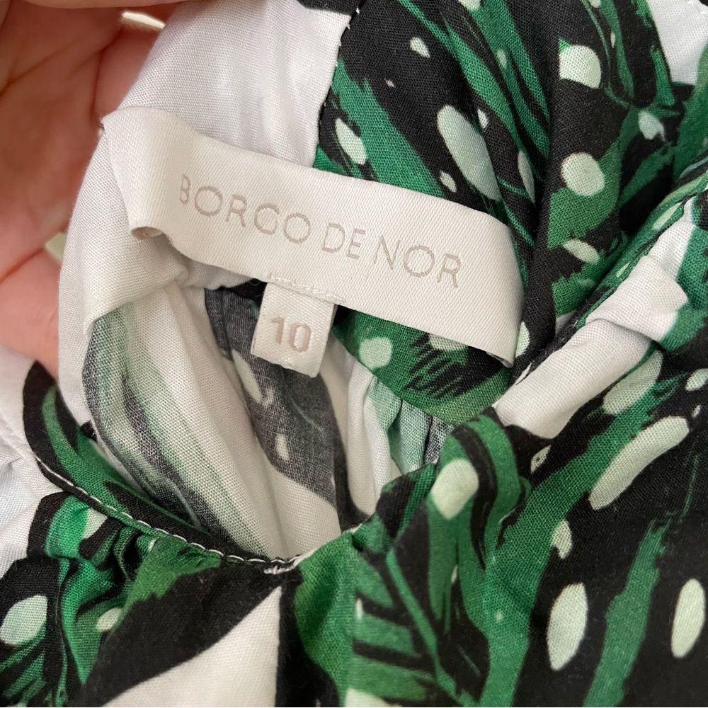 Borgo De Nor Liya Leaf Print Maxi Dress - Picture 12 of 17